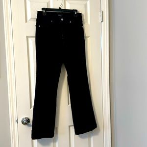 Express 10S dark wash bootcut jeans